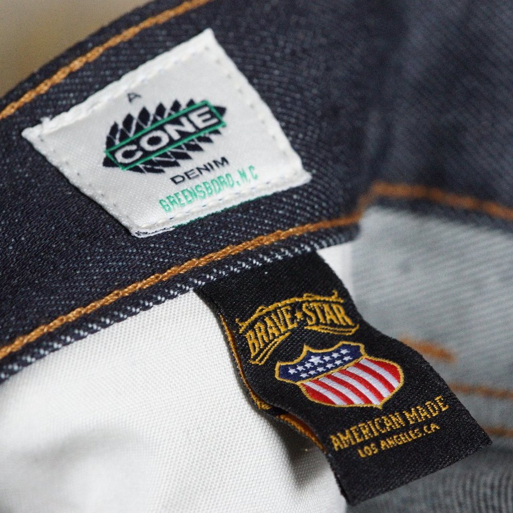 Brave Star Selvage 13.5oz Cone Mills Denim Regular Taper